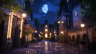 Victorian London Ambience | Fantasy Alley | Rain on Street