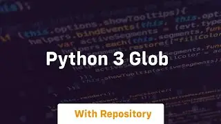 python 3 glob