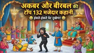 अकबर और बीरबल की टॉप 132 मजेदार कहानी हंसते-हंसते पेट दुखेगा  Akbar Birbal kahani naya episode bahut