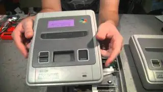 How to open a SNES and strip it for mods / repairs / cleaning (PAL)