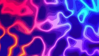 Dark Gradient Topographic Flow | Abstract Contour Waves Background | 6 Hours 4K 60FPS (No Sound)