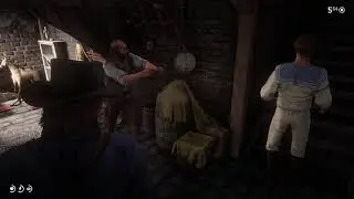 RDR2 Shenanigans: Gun Shop Basement Prisoner