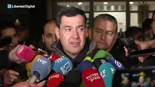 Juanma Moreno informa sobre el accidente de dos trenes de alta velocidad en Adamuz