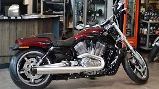 V-Rod Muscle Harley-Davidson 2017 Velocity Red Sunglo with Flames