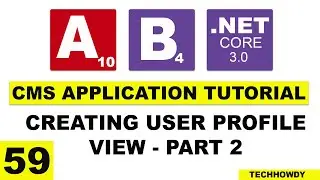 Creating User Profile View & Implementing Profile Update Functionality | ANGULAR 10 - Part 2