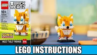 LEGO Instructions - BrickHeadz - 40628 - Miles 'Tails' Prower