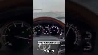Land Cruiser Supercharged Acceleration 😱 #landcruiser #toyota #shorts