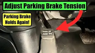 Adjust Parking Brake Cable Tension Nissan Armada Titan Patrol Infiniti QX80 