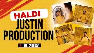 Groom Haldi Ceremony Highlights | Fun, Dhol & Yellow Vibes 💛 | Justin Production