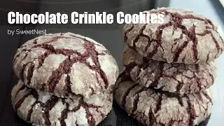 Chocolate Crinkle Cookies - a huge favourite of my son, so these cookies are staple on Christmas!