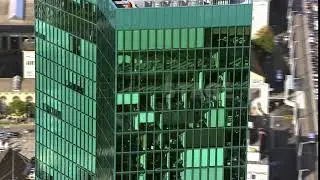 Aerial View Stock Footage Prime Tower in Switzerlands City Zurich, Schweizer Luftbilder Stadt Z&uuml;rich