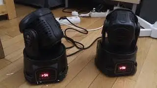 Wash mini LED moving head issue (wish lyre LED DMX)