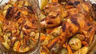 طريقة عمل دجاج مشوي بالزبدة والشبت | العزومة مع الشيف فاطمة أبو حاتي
