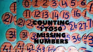 Activity Of Counting1to50 #Missing Numbers#Before After Numbers.