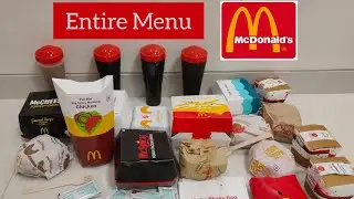 McDonald's review| McDonald's full menu|MCD food challenge|Ordered full non veg menu mumbai November