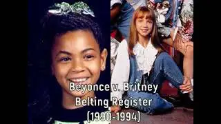 Beyonc&eacute; vs. Britney Vocal Battle: Belting Register (1990-1994)