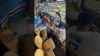 Phillies fans are the worst! #mlb #baseball #dodgers #phillies