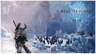 MHW: Iceborne Beta - Hoarfrost Reach Map Tour (No Hud) ᴴᴰ