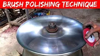 repolish Honda car wheels / quick polishing trick texture hairline standard Honda wheels