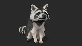 (Unreal Engine) Racoon - Low Poly