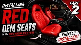Removing & Upgrading My Mazda RX7 FD3S Interior Seats | Part 2