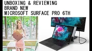 UNBOXING & SETTING up Brand New Microsoft Surface Pro 6 tablet/laptop 2020.