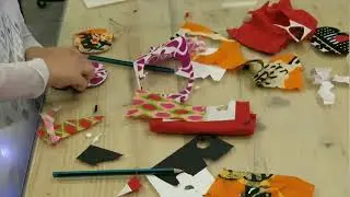 Chingford Mount BHM Creative Finale with a Halloween Twist | African Textile Decoupage Workshop