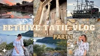 Fethiye Tatil Vlog Part 1 🏖️ | Villa Sepeti Ev Turu 🏠