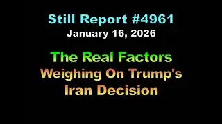 4961. Реальные факторы, повлиявшие на решение Трампа по Ирану.