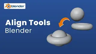 How to Align Two Objects in Blender | Blender Align Tools Tutorial #blendertutorialforbeginners