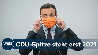 MERZ EMP&Ouml;RT: CDU-Spitze verschiebt Entscheidung &uuml;ber Parteivorsitz ins neue Jahr
