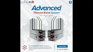 🔥 Prime Aluminium Thermal Break System &ndash; Energy Efficiency & Modern Design