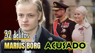 Marius Borg, hijo de Mette-Marit de Noruega, ACUSAD0 de 32 delit0s