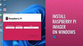 Raspberry Pi imager to install Raspberry Pi OS and other operating to a microSD card on windows 