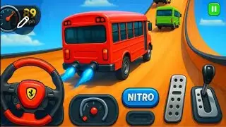Ultimate💥 bus mega📌 ramp💯 challenge game 🎮 || new✅ bus game 