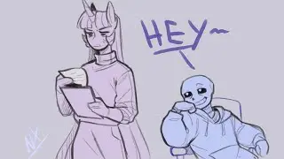 Sans Teases Twilight - Undertale x My Little Pony (Comic Dub)