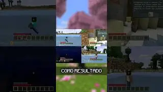 pantalla dividida en 4 #minecraft #shorts