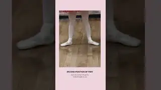 How to Ballet Second Position of Feet @JacklynDougherty #ballet #secondposition