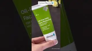 Derma co moisturizer review 🦋 (HA + Ceramides oil free) #dermaco #productreviews #shorts #trending