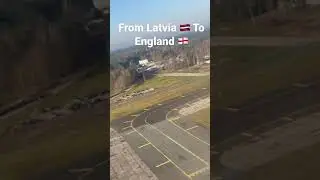 Could you belive?! London England Riga Latvia Autumn Airport Airplane Taking Off Travel #GoViewViews