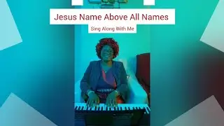 Jesus name above all names,  We glorify thy name, O come let us adore him