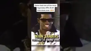 Deion Sanders NFL Draft interview was LEGENDARY 🤣 #shorts