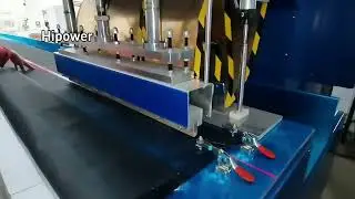 30m Automatic Moving RF Welding Machine#sunshade #truckcover #canvas #tent 