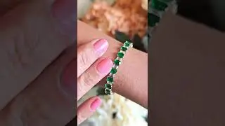 Luxury Emerald Bracelet💎 Benjamin Fine Jewelry