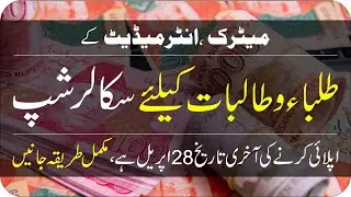 Scholarships for Matric & Intermediate Students 2022 | Scholarships 2021 2022 | Taleemi Khabrain