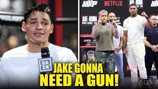 Ryan Garcia REACTS to Jake Paul vs Anthony Joshua