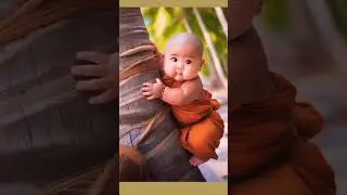 Cute baby monk,,,,,,,,,,,,,#shorts #shortfeed #cute #trending #viral #video
