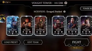 How to beat Vought Tower 181 | Method1 | MK Mobile 🔥