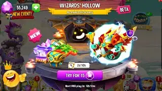 Dragon City - WIZARD HOLLOW | Got My First Redemption Dragon! 😱