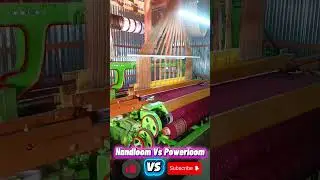 Powerloom Machine Working 😍 | Textile Weaving #shortsvideo